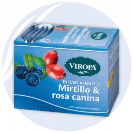 Tisana mirtillo & rosa canina Viropa senza glutine